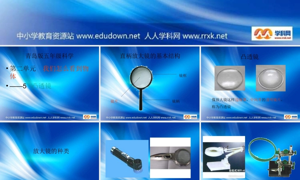 青岛小学科学四下《13 凸透镜》PPT课件 (11).ppt