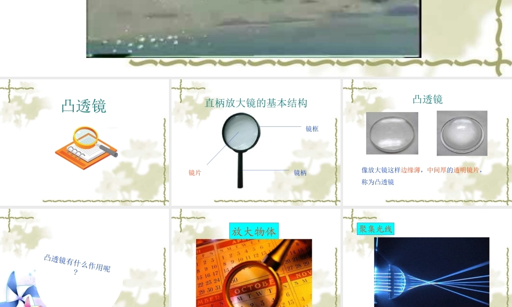 青岛小学科学四下《13 凸透镜》PPT课件 (1).ppt