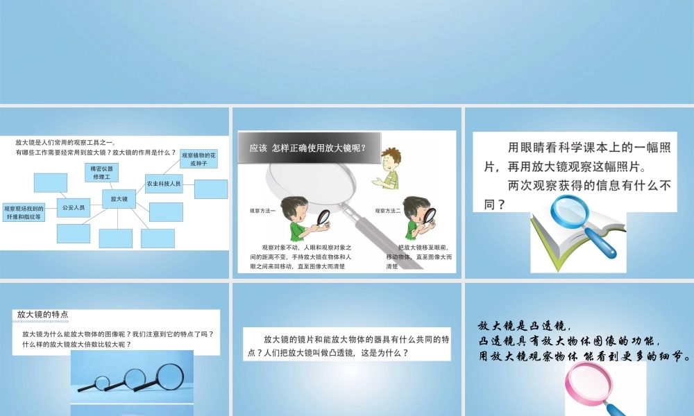 青岛小学科学四下《13 凸透镜》PPT课件 (14).ppt