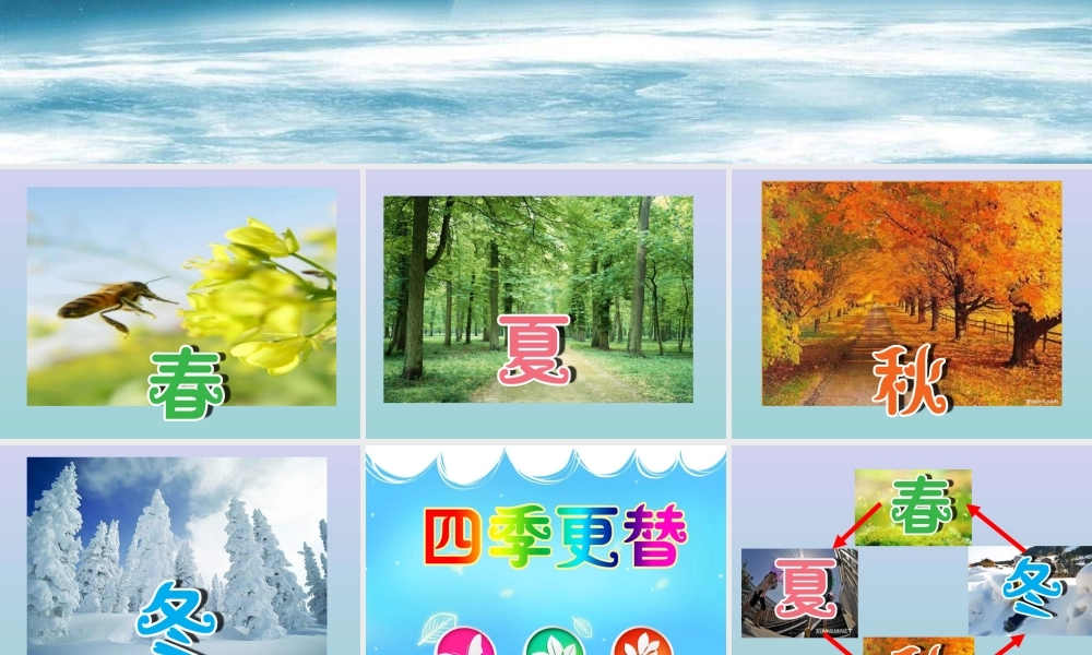青岛小学科学四下《23 四季更替》PPT课件 (2).ppt