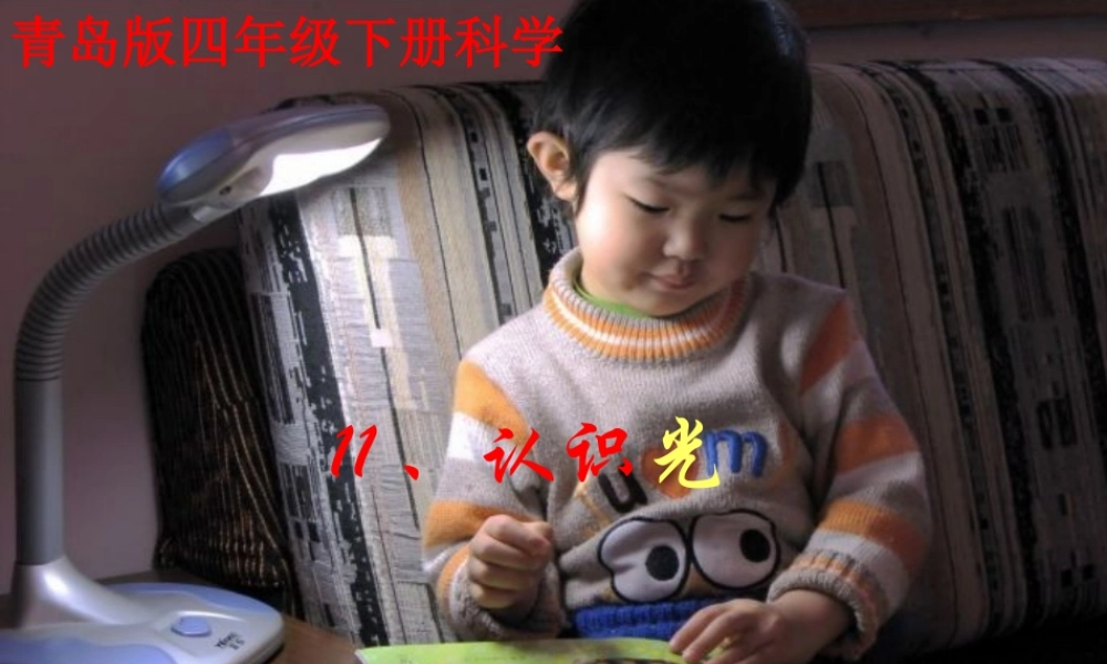 青岛小学科学四下《9 认识光》PPT课件 (8).ppt