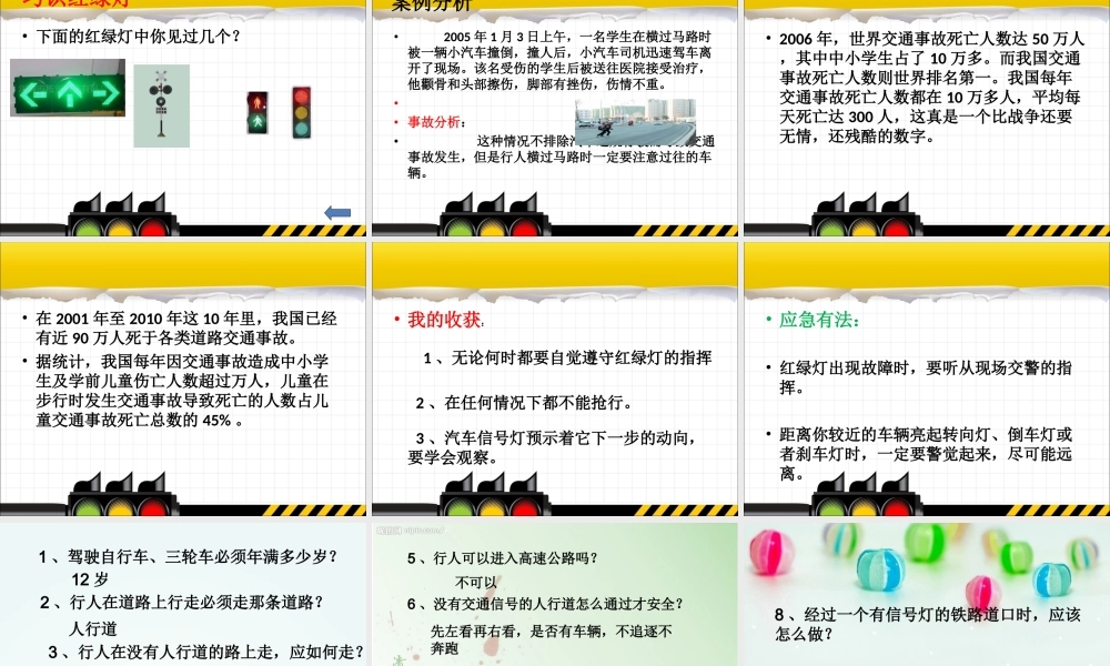 首师大小学科学五下《16.交通信号灯》PPT课件.ppt