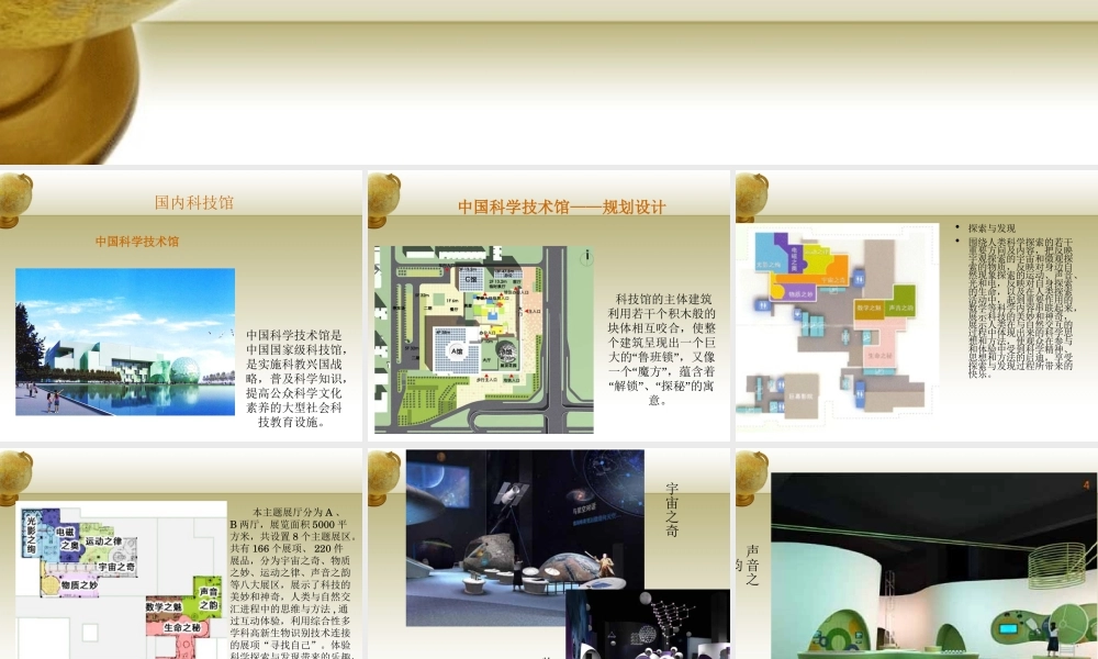 首师大小学科学五下《21.中国科学技术馆》PPT课件.ppt
