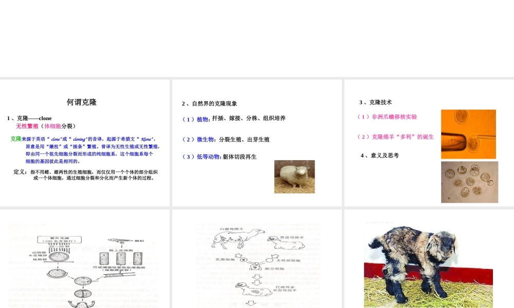 首师大小学科学六下《16.克隆技术》PPT课件(2).ppt