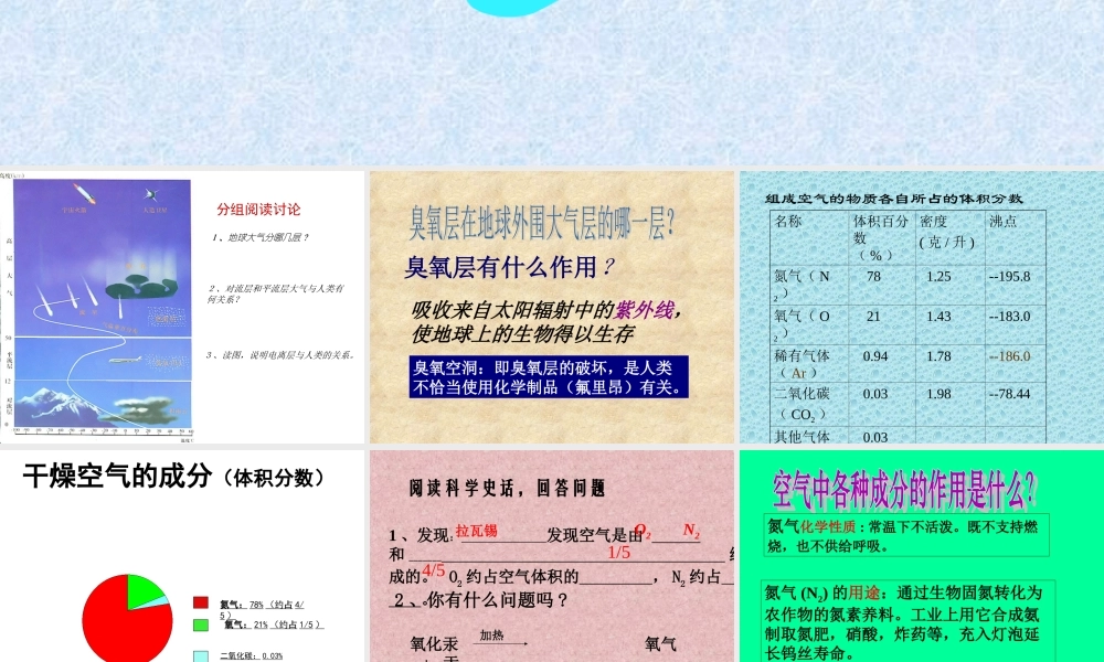 首师大小学科学四下《1.空气的组成》PPT课件(1) .ppt