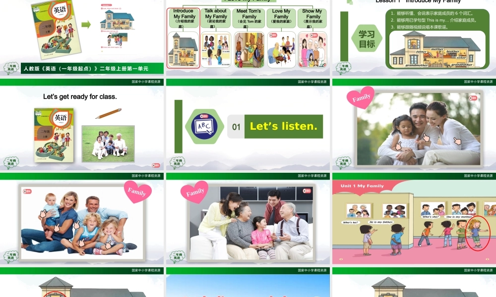 0908二年级【英语(人教版)】Unit 1 My Family (第一课时)-2课件.pptx