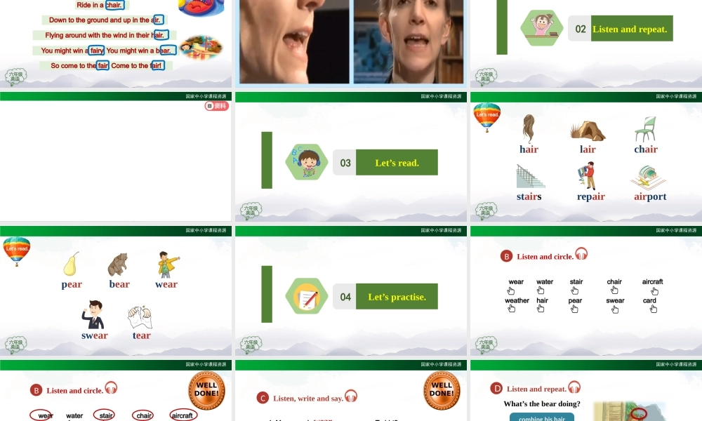 0909六年级【英语（人教版）】Unit 1 In China （第四课时）-教学课件.pptx