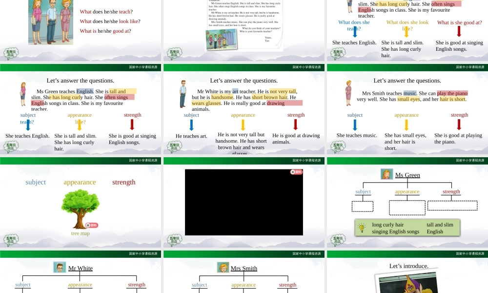 0917五年级【英语(人教版)】《Unit 2 Teachers》（第三课时）-PPT.pptx