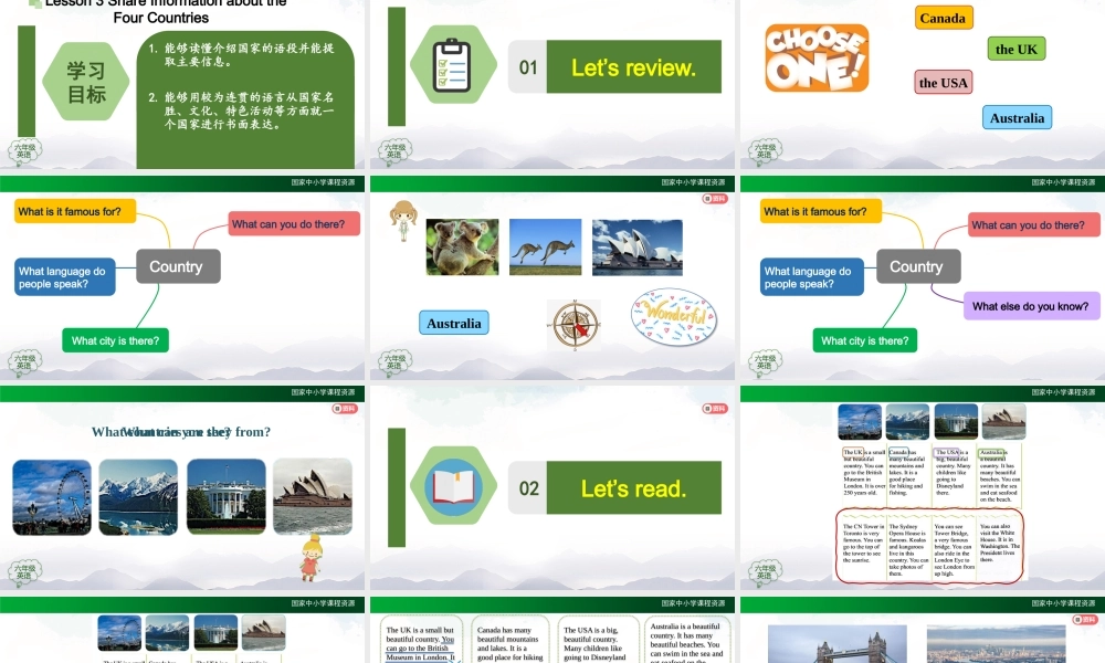 0921六年级【英语(人教版)】Unit 2 Around the World (第三课时)-2课件.pptx