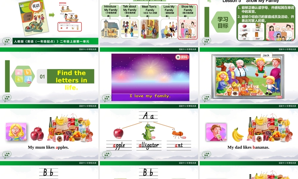 0922二年级【英语(人教版)】Unit 1 My Family(第五课时)-2课件.pptx