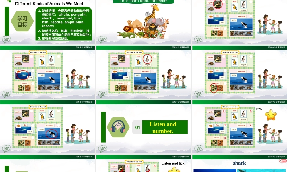 0929六年级【英语(人教版)】Unit 3 Animal World (第一课时)-2课件.pptx