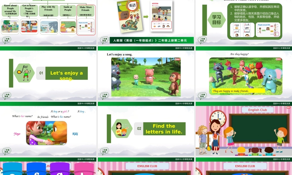 1010二年级【英语(人教版)】Unit 2 Boys and Girls 第五课时-2PPT课件.pptx