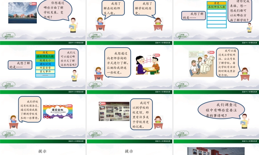 1013三年级【道德与法治(统编版)】说说我们的学校-第2课时-2PPT课件.pptx