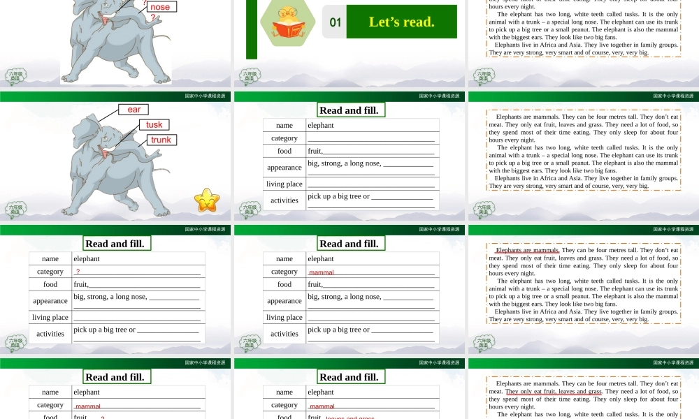 1012六年级【英语(人教版)】Unit 3 Animal World (第三课时)-2课件.pptx