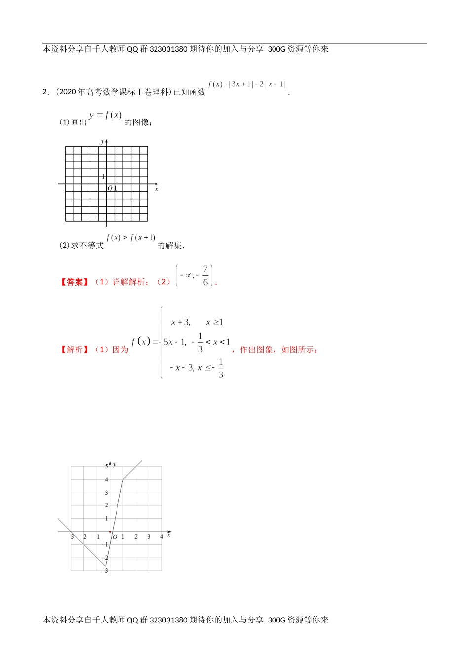 【2022高考必备】2012-2021十年全国高考数学真题分类汇编（理科） 不等式选讲（精解精析）.docx_第2页