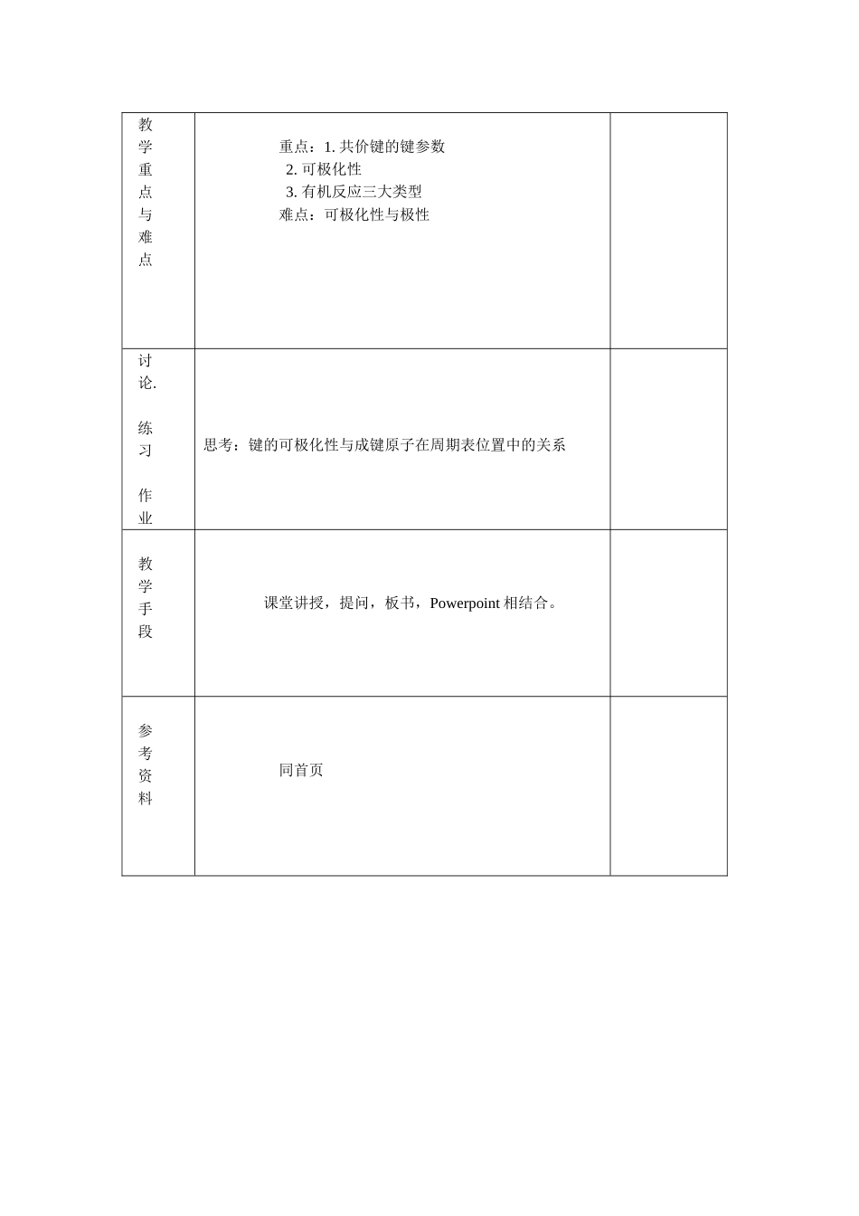《有机化学(1)-1》教案.doc_第2页