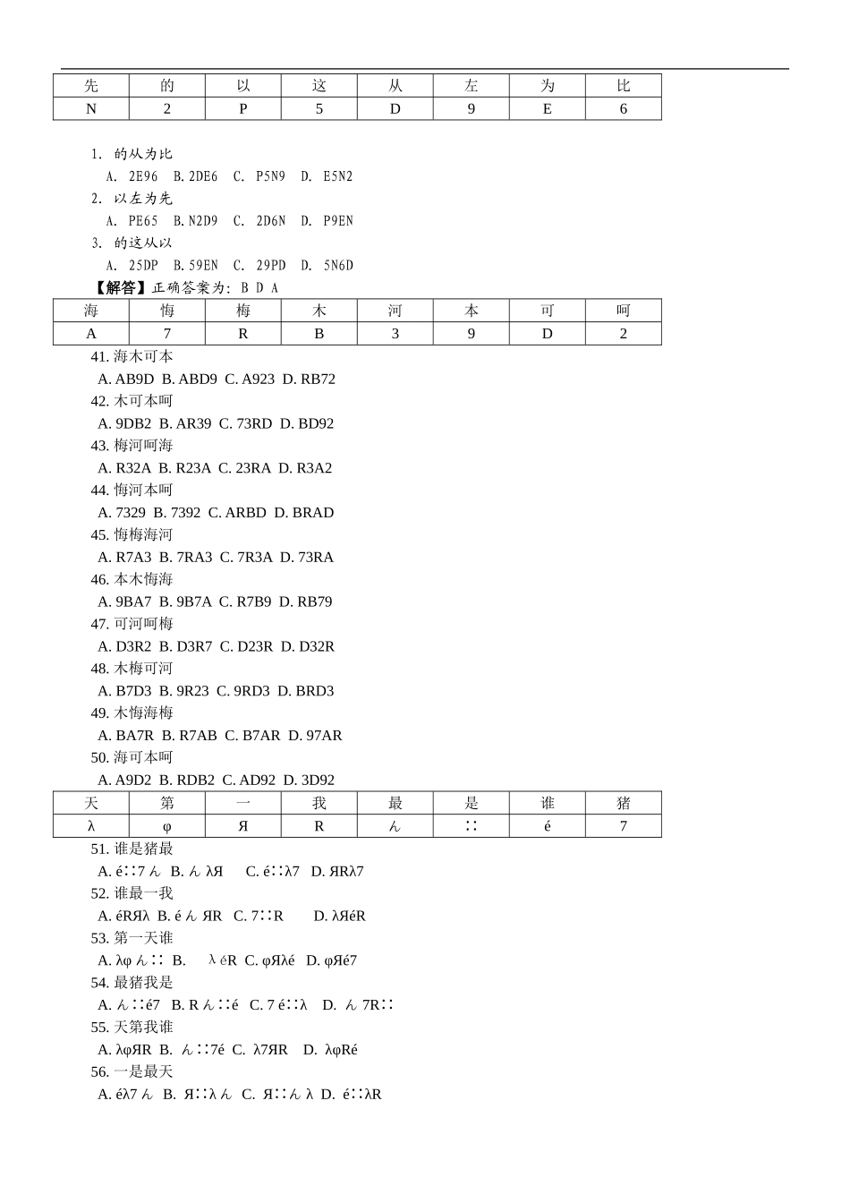 2006年天津市行政能力测试真题【完整+答案+解析】.doc_第3页