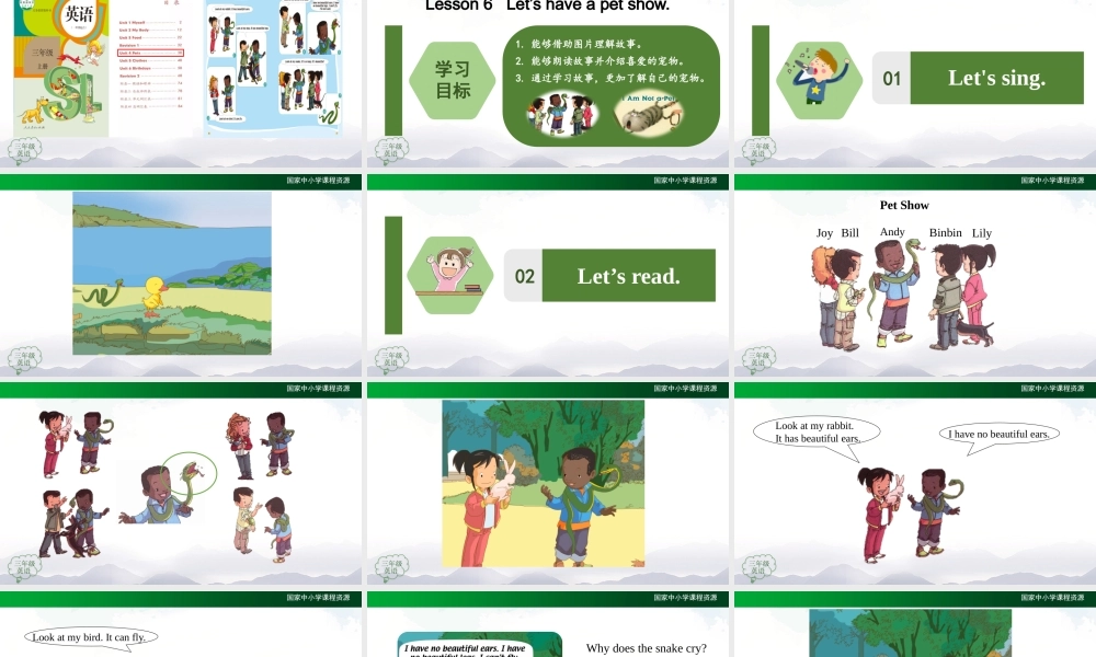 1030三年级【英语(人教版)】Unit 4 Pets 第六课时-2PPT课件.pptx