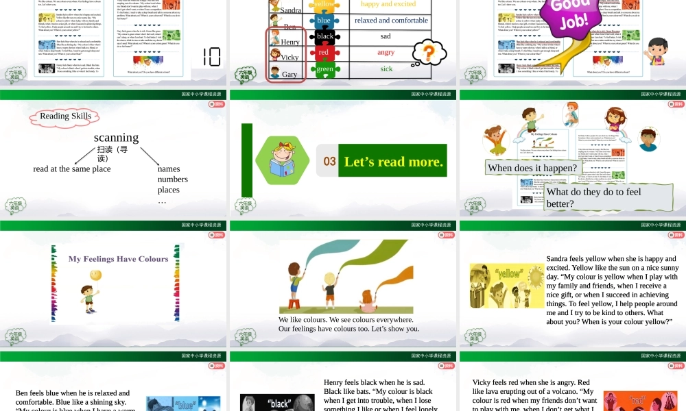 1106六年级【英语(人教版)】 Unit 4 Feelings (第五课时)-2课件.pptx