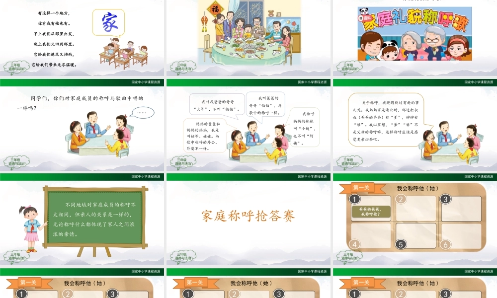 1209三年级【道德与法治(统编版)】《家庭的记忆》第一课时-2PPT课件.pptx