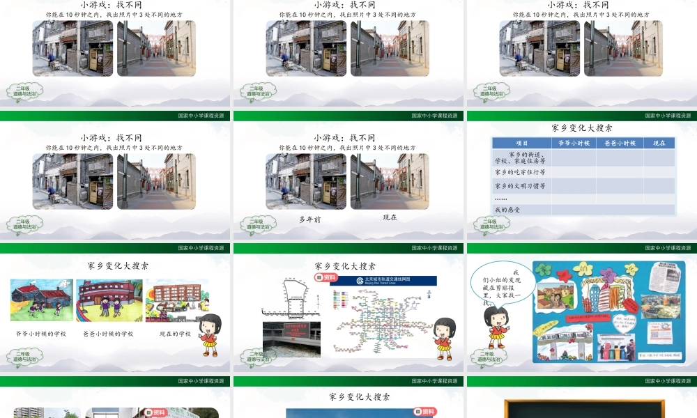 1217二年级【道德与法治(统编版)】家乡新变化-2PPT课件.pptx