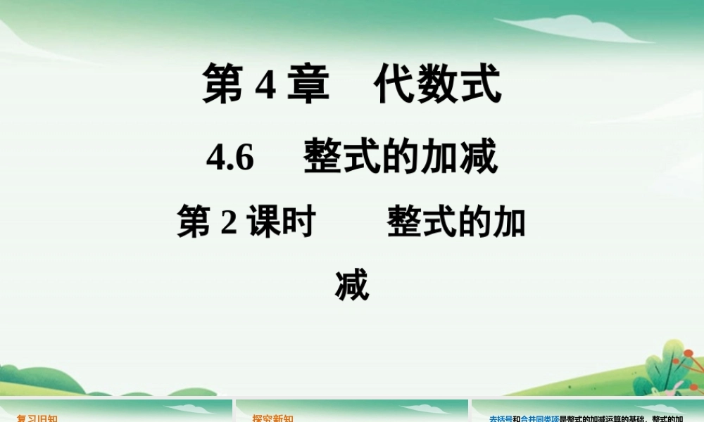 4.6整式的加减（新作）.pptx