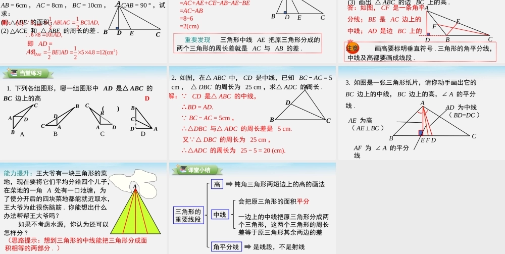 9.1.1 第2课时 三角形中的重要线段.pptx