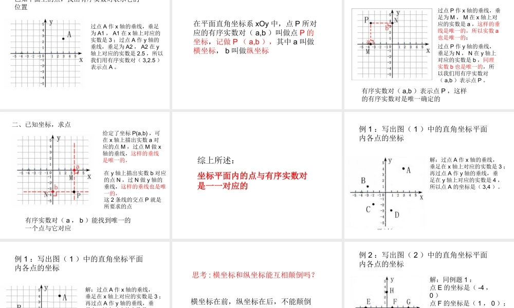 上海教育版数学七下15.1《平面直角坐标系》ppt课件4.ppt
