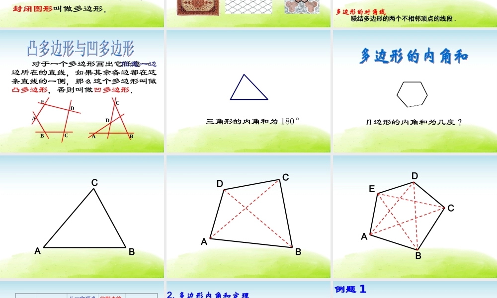 上海教育版数学八下22.1《多边形》ppt课件1.ppt