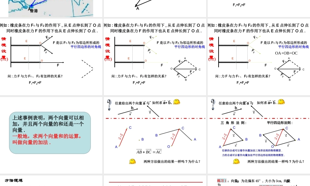 上海教育版数学八下22.4《平面向量及其加减运算》ppt课件5.ppt
