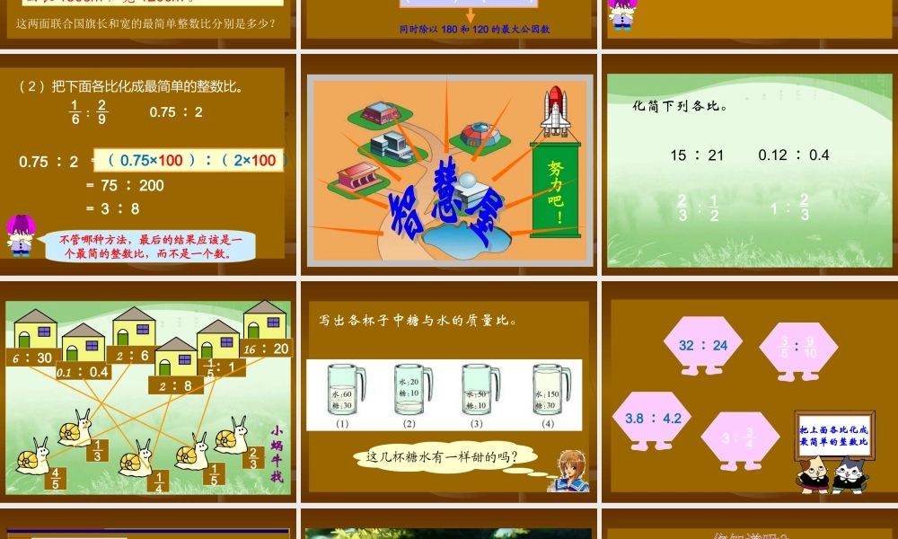 六年级数学上册 比的基本性质.ppt