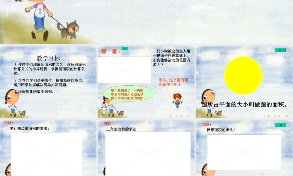 六年级数学上册 圆的面积.ppt