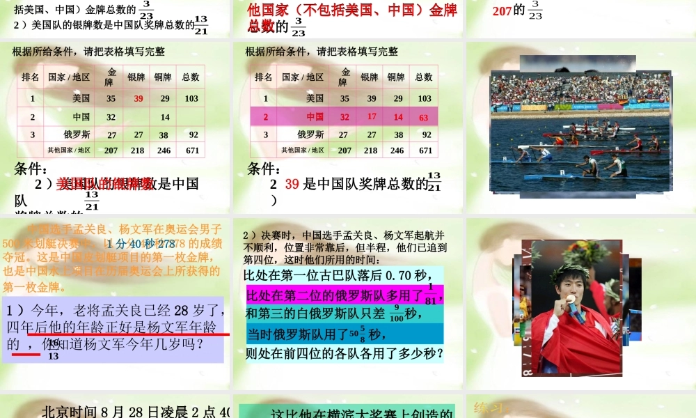 六年级数学上册课件 分数运算的应用.ppt