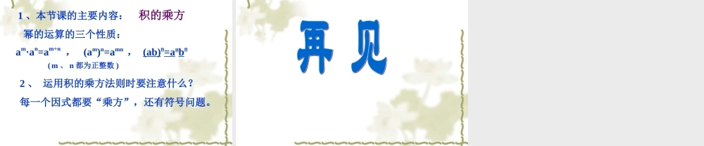 沪教版数学七上课件9.9 积的乘方.ppt