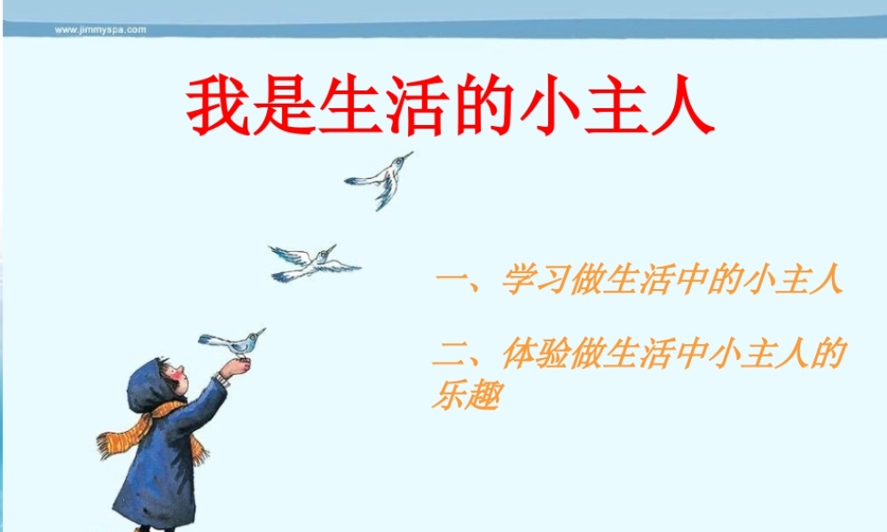 湘教小学美术三上《第2课我是生活小主人》PPT课件 (2) .ppt