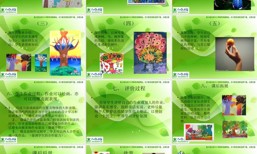 湘教小学美术二上《15神鸟变树 》PPT课件 (3) .ppt