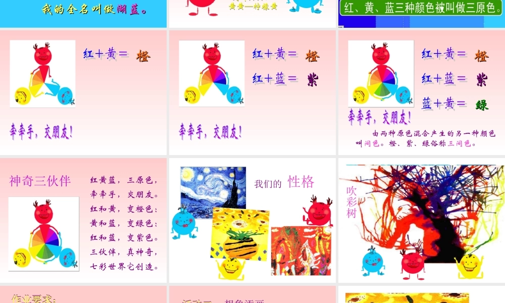 湘教小学美术二上《2三个好伙伴 》PPT课件 (4) .ppt