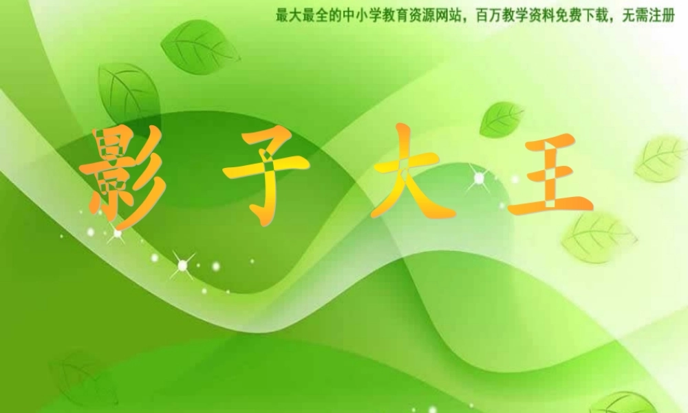 湘教小学美术二下《17影子大王 》PPT课件 (3) .ppt