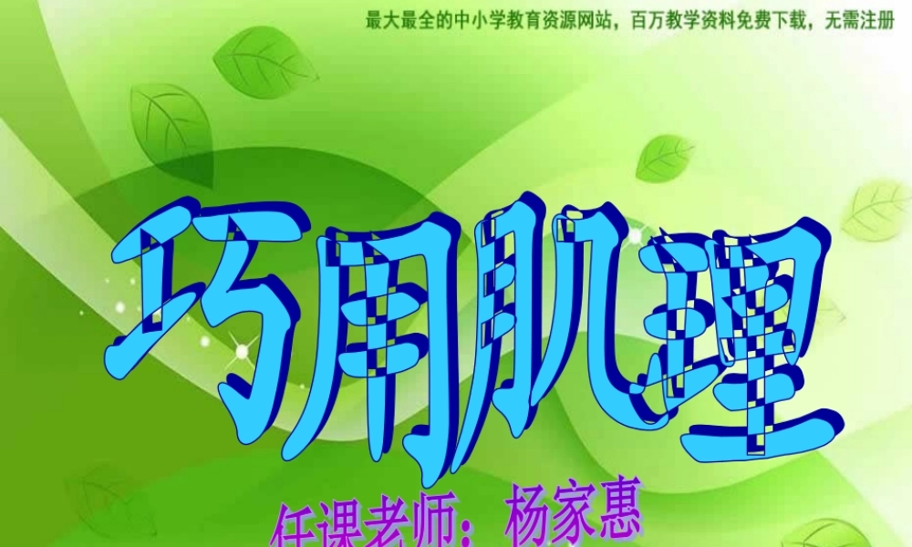 湘教小学美术六下《第10课 巧用肌理》PPT课件 (4) .ppt