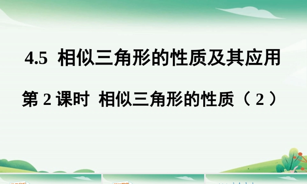 第2课时 相似三角形的性质.pptx