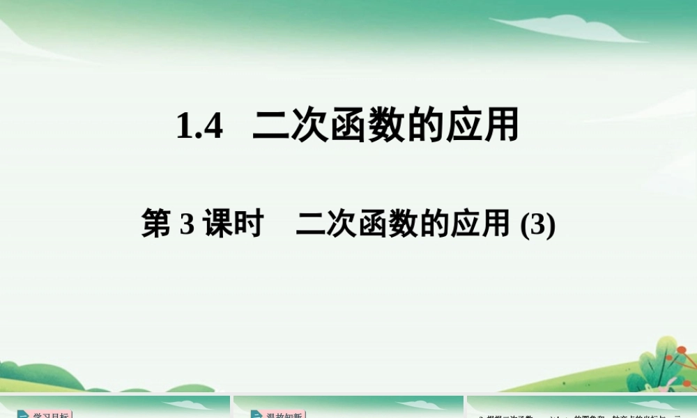 第3课时二次函数的应用.pptx