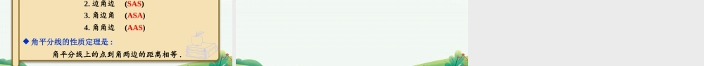 第4课时 “角角边”与角平分线的性质.pptx
