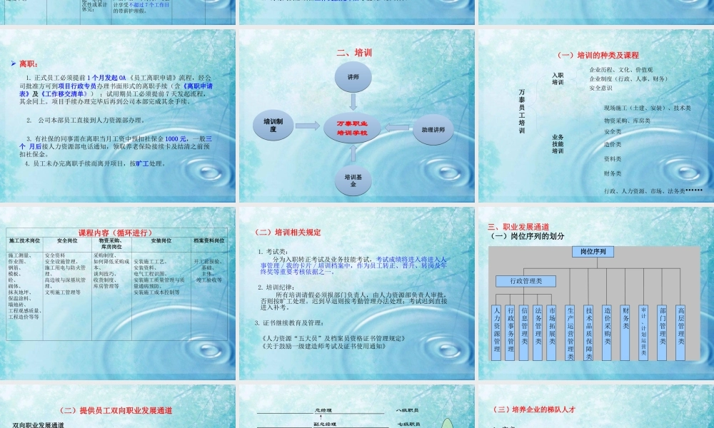 1-2-1人力资源（基础制度、培训、职业规划、绩效考核）.ppt