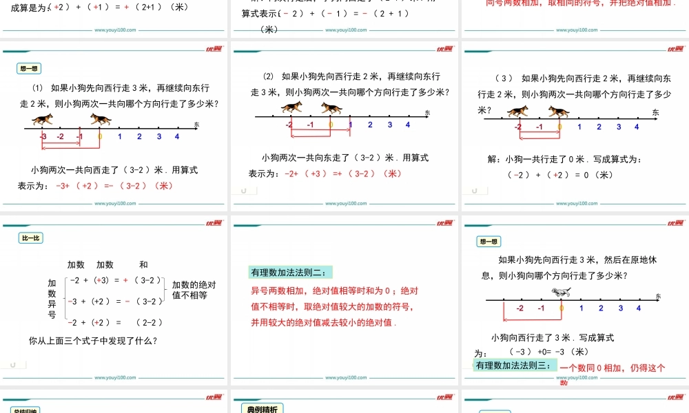 1.3.1 第1课时 有理数的加法法则.ppt