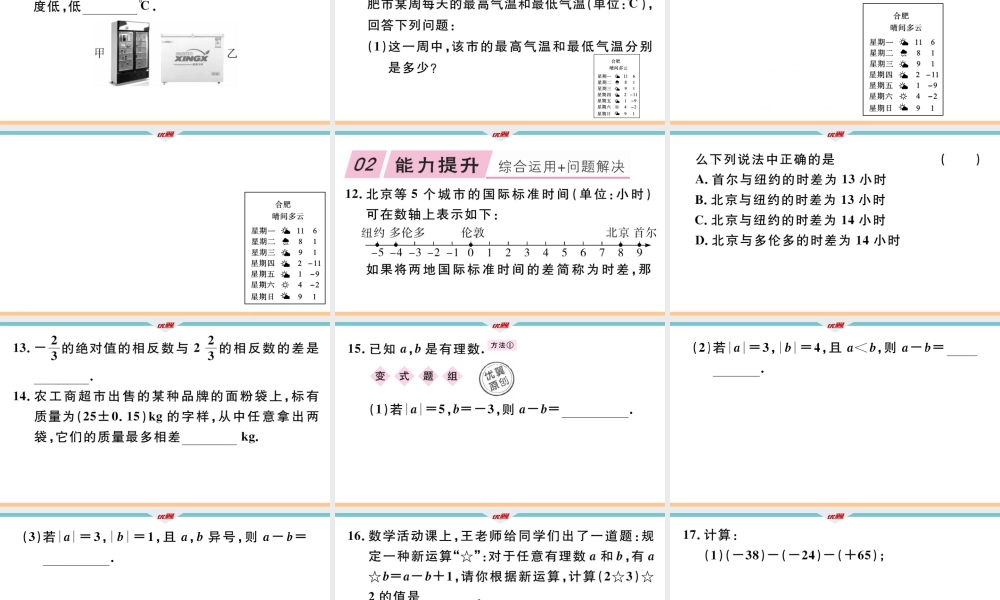 1.3.2第1课时 有理数的减法法则.ppt