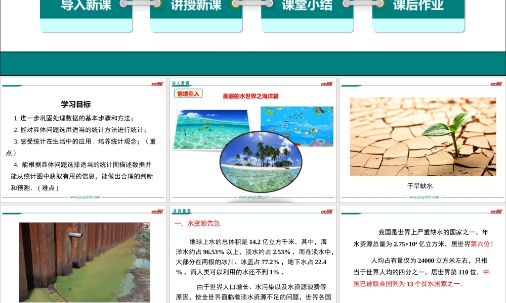 10.3 课题学习从数据谈节水.ppt