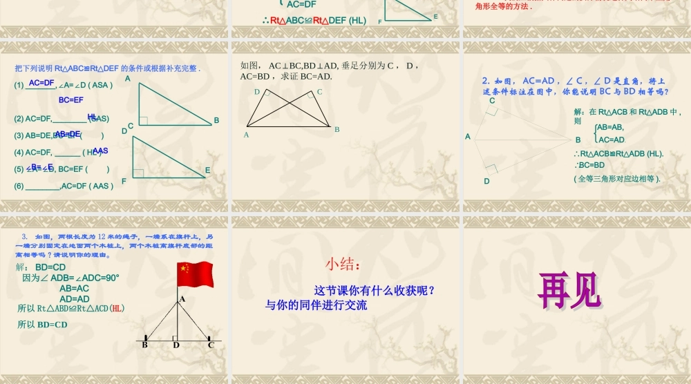 12.2 第4课时“斜边、直角边”2.ppt