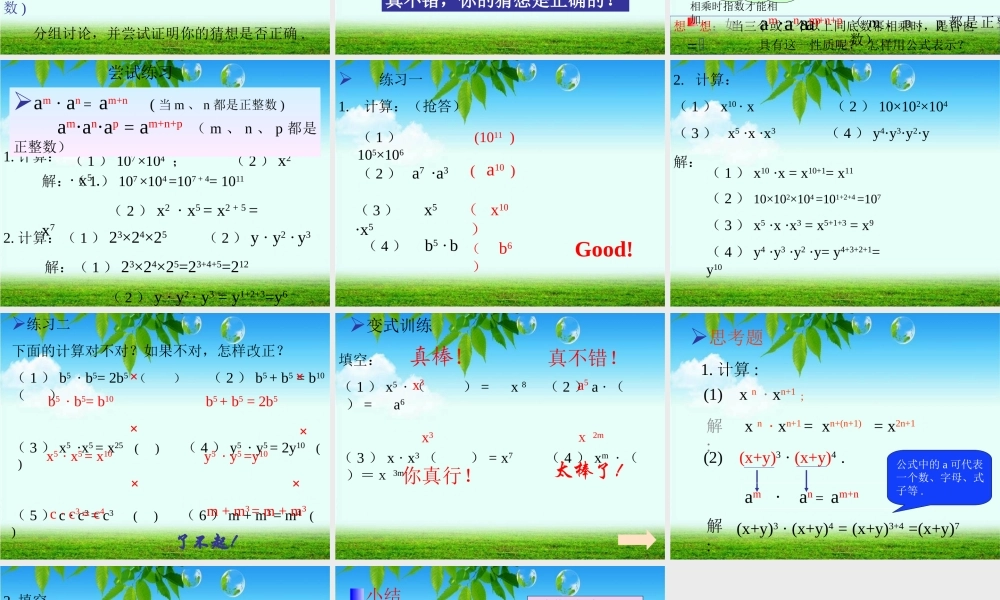 14.1.1 同底数幂的乘法2.ppt