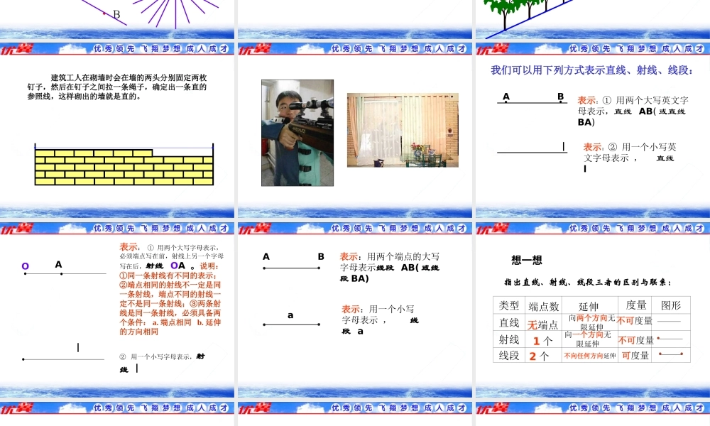4.2 第1课时 直线、射线、线段2.ppt