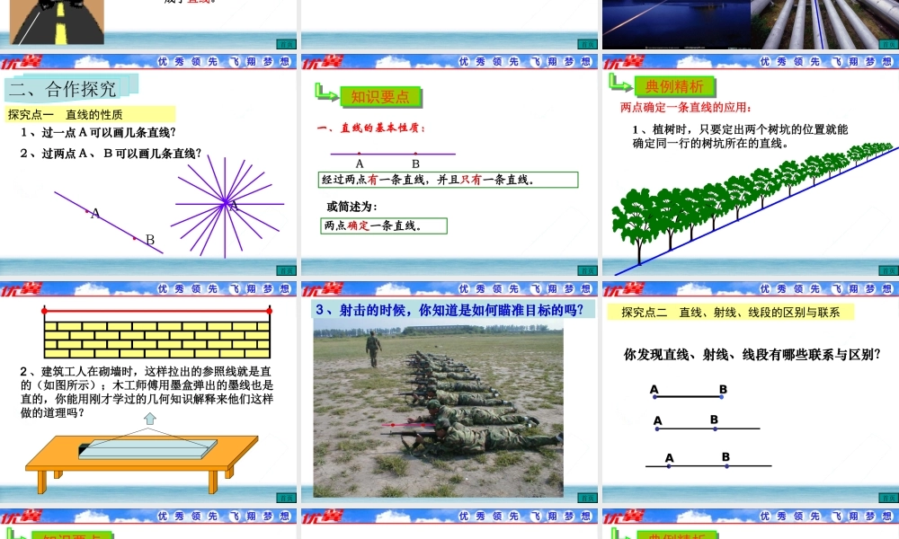 4.2 第1课时 直线、射线、线段1.ppt
